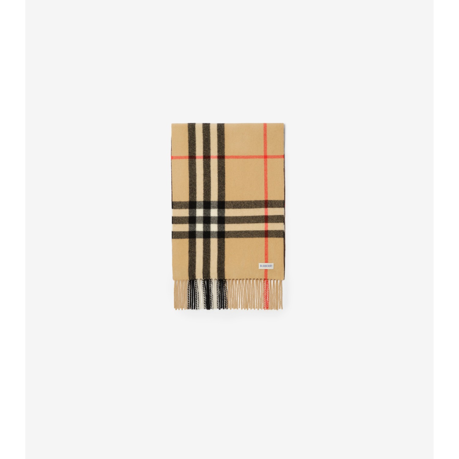 Gradient Check Cashmere Scarf - thumbnail 6