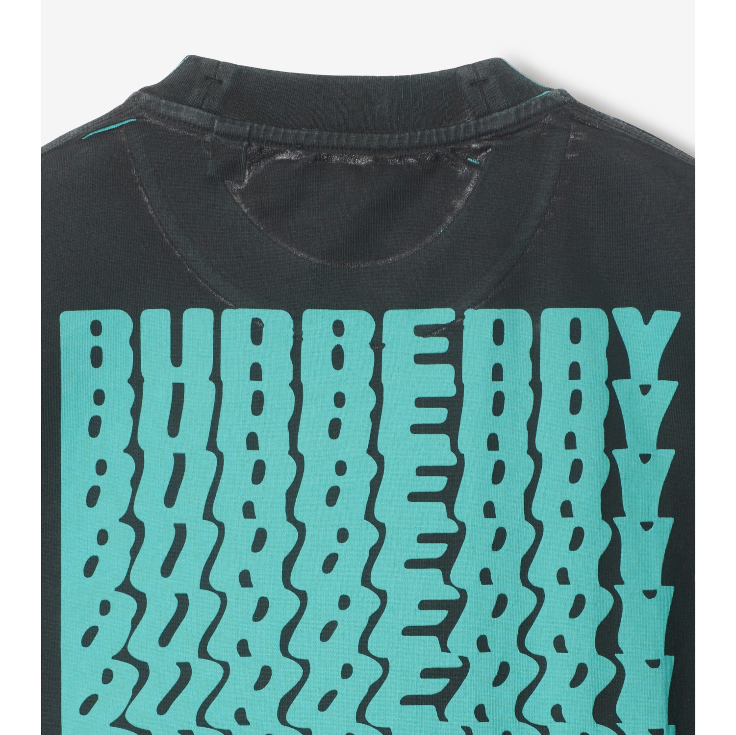 Warped Logo Cotton T-shirt