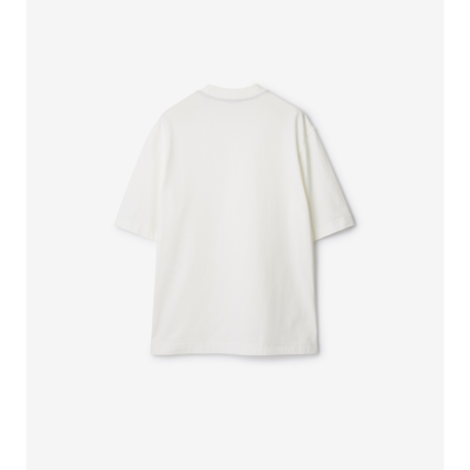 Cotton Tshirt in Salt Women Burberry® Official