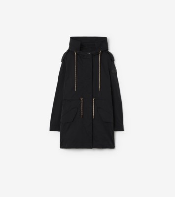 Stretch Nylon Parka in Black - Women | Burberry® Official