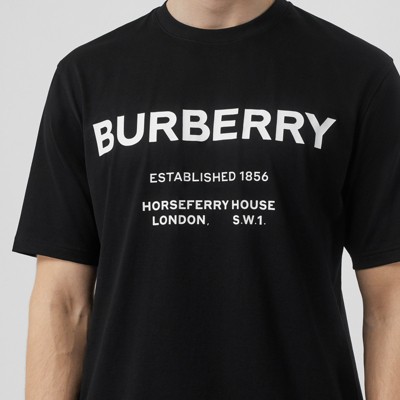 Horseferry Print Cotton T-shirt in 