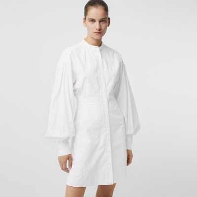 burberry white dress