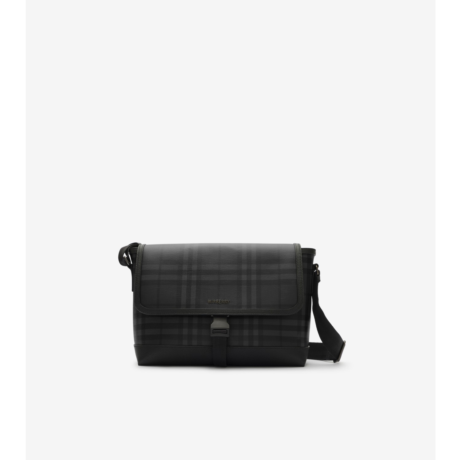 City Check Messenger Bag