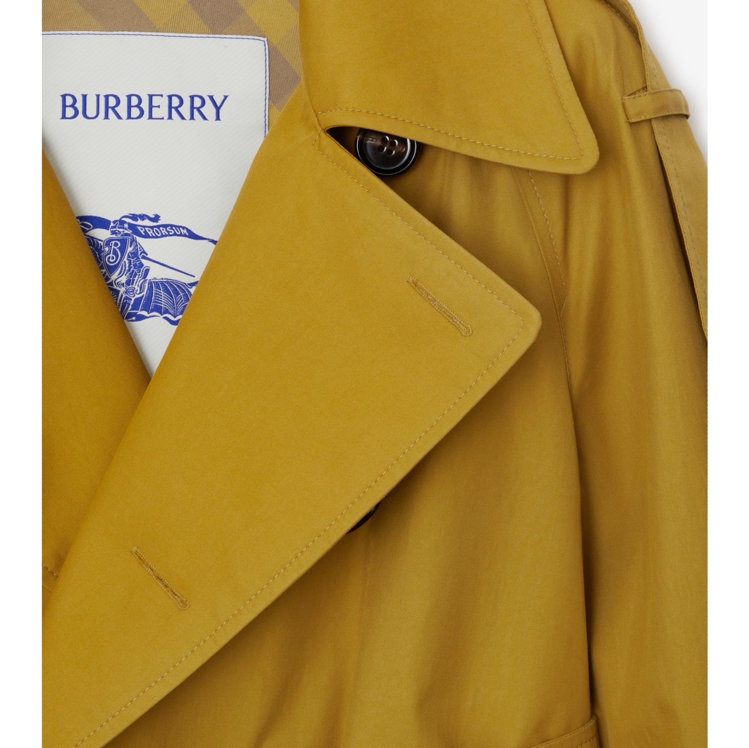 Long Gabardine Trench Coat in Manilla - Women | Burberry® Official