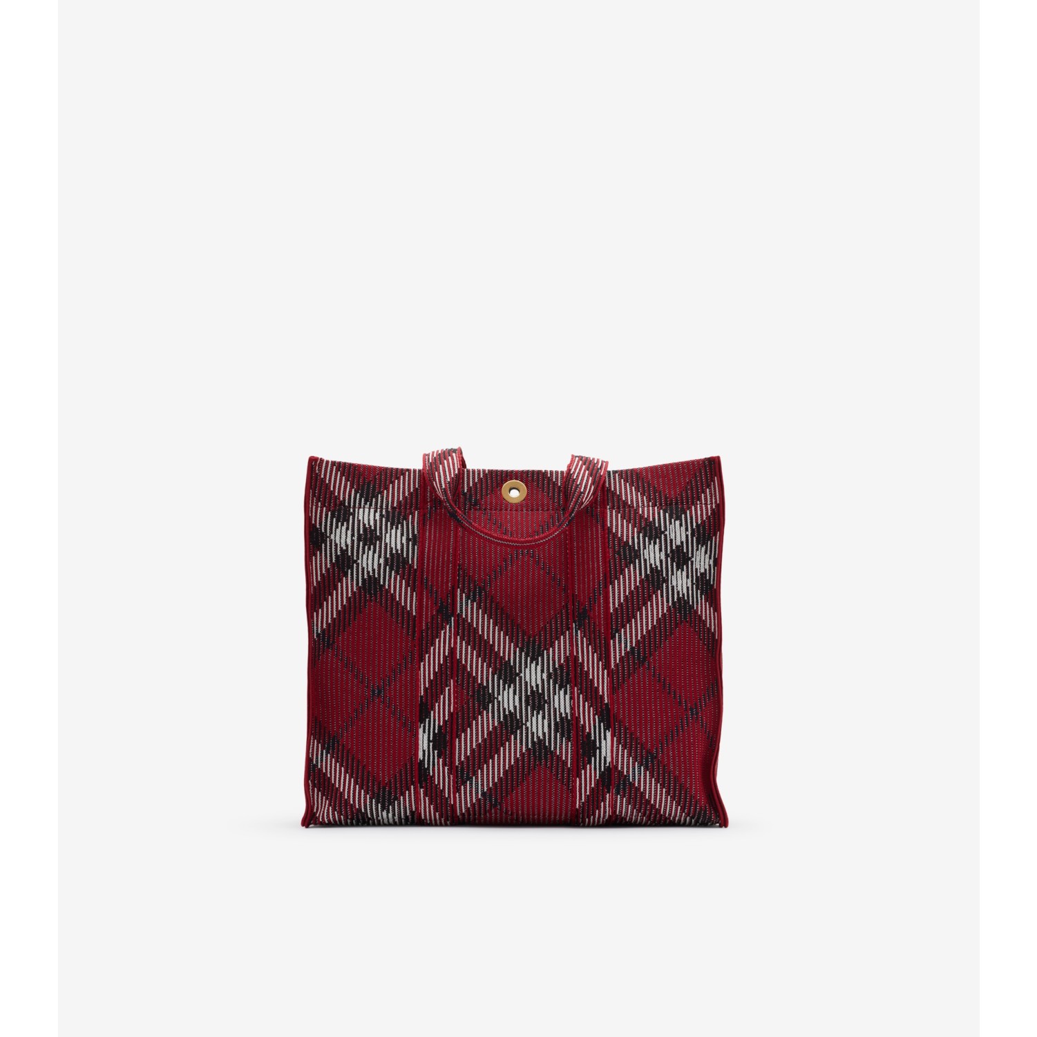 Medium Check Knitted Tote