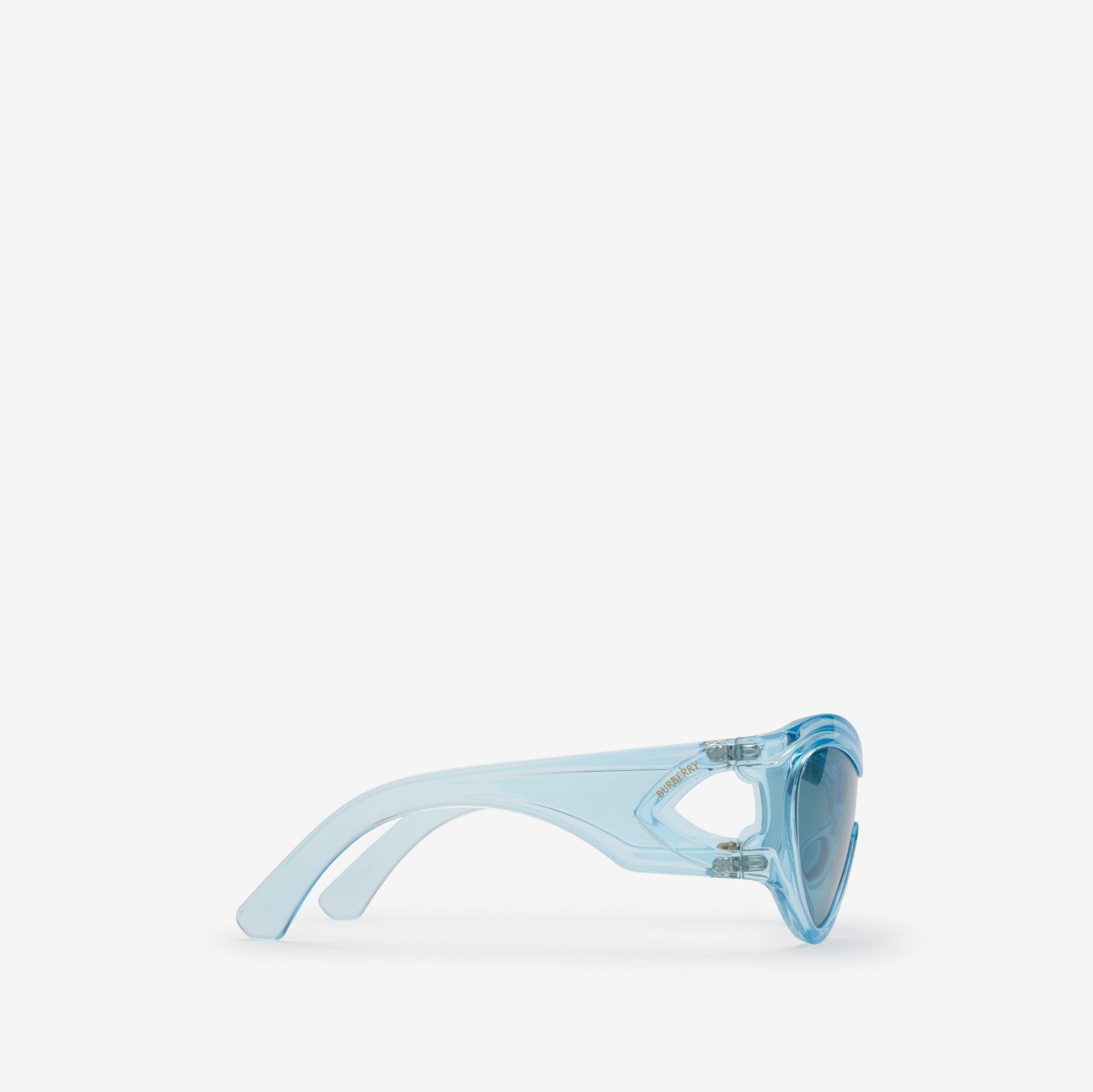Shield Cutout Sunglasses in Pale blue | Burberry® Official Shield Cutout Sunglasses in Pale blue | Burberry® Official