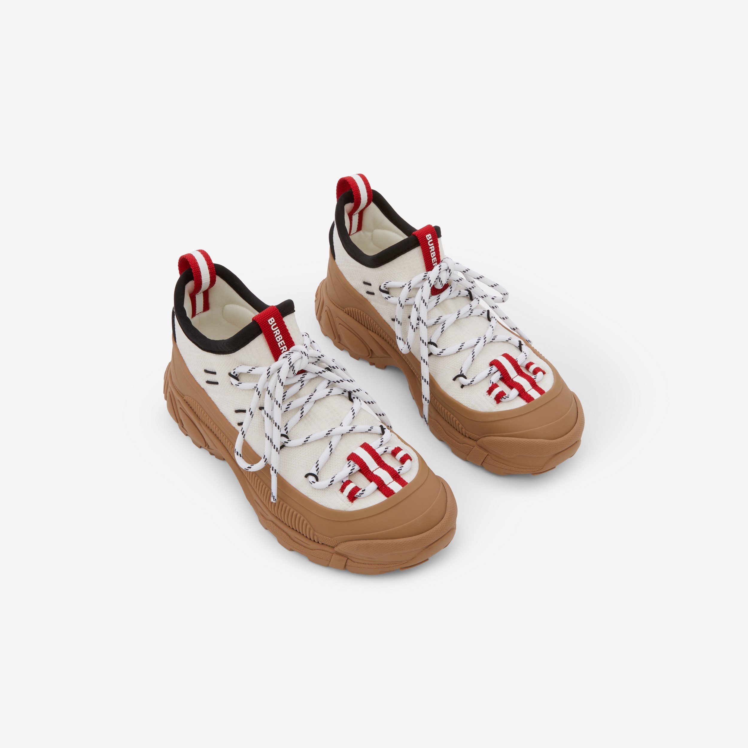 针织尼龙运动鞋 (光白色) - 儿童 | Burberry® 博柏利官网 - 2