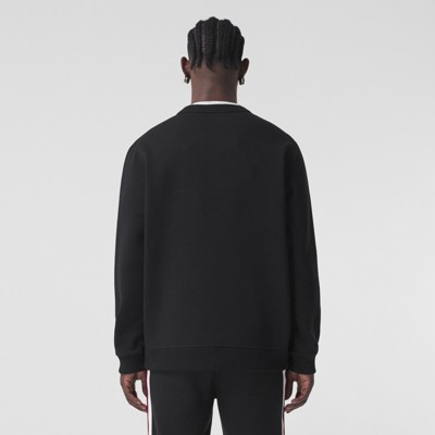 black graphic jumper