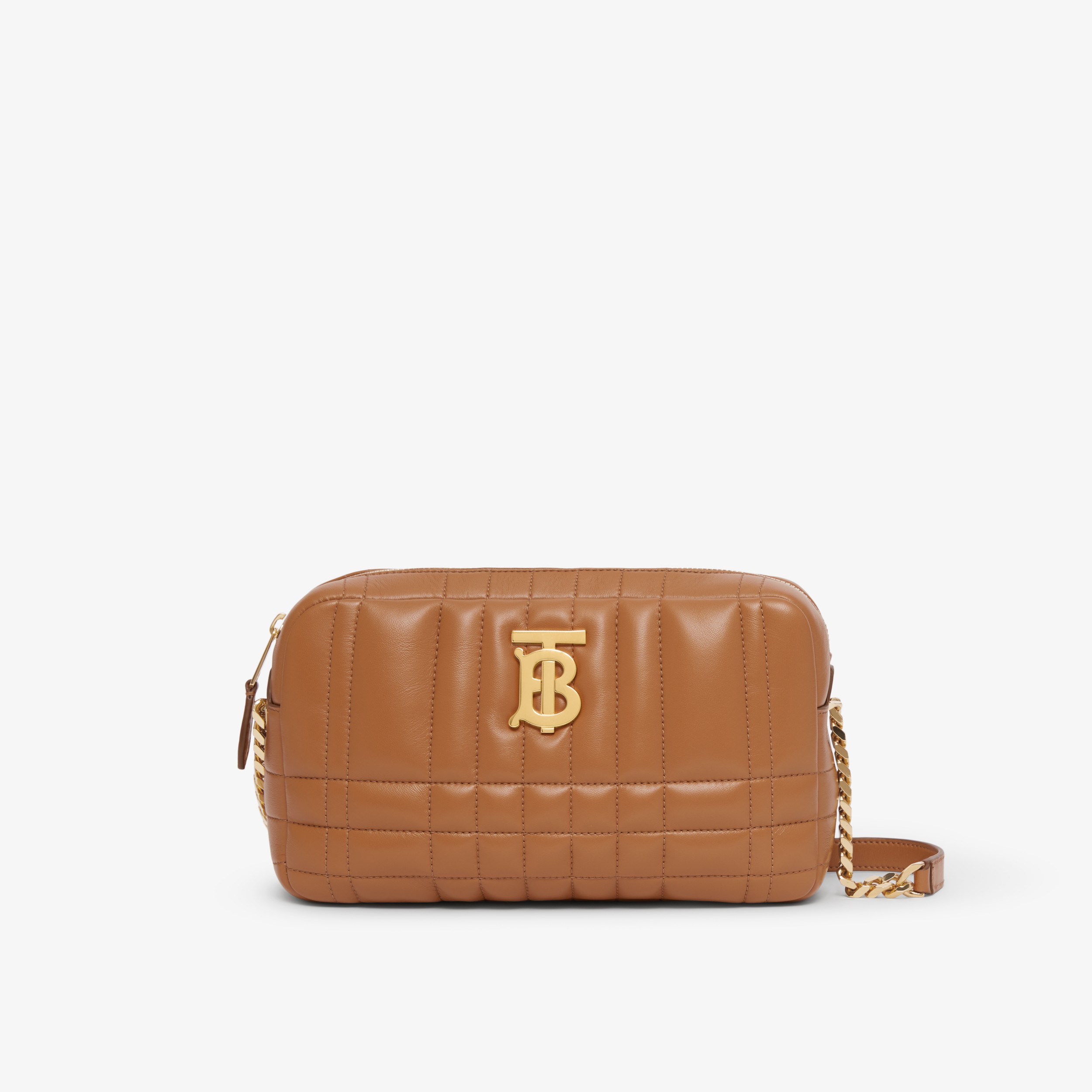 Burberry Mini Chain Tb Crossbody Bag in Orange