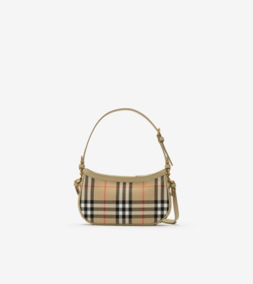 Check Shoulder Bag in Sand beige - Children | Burberry® Official