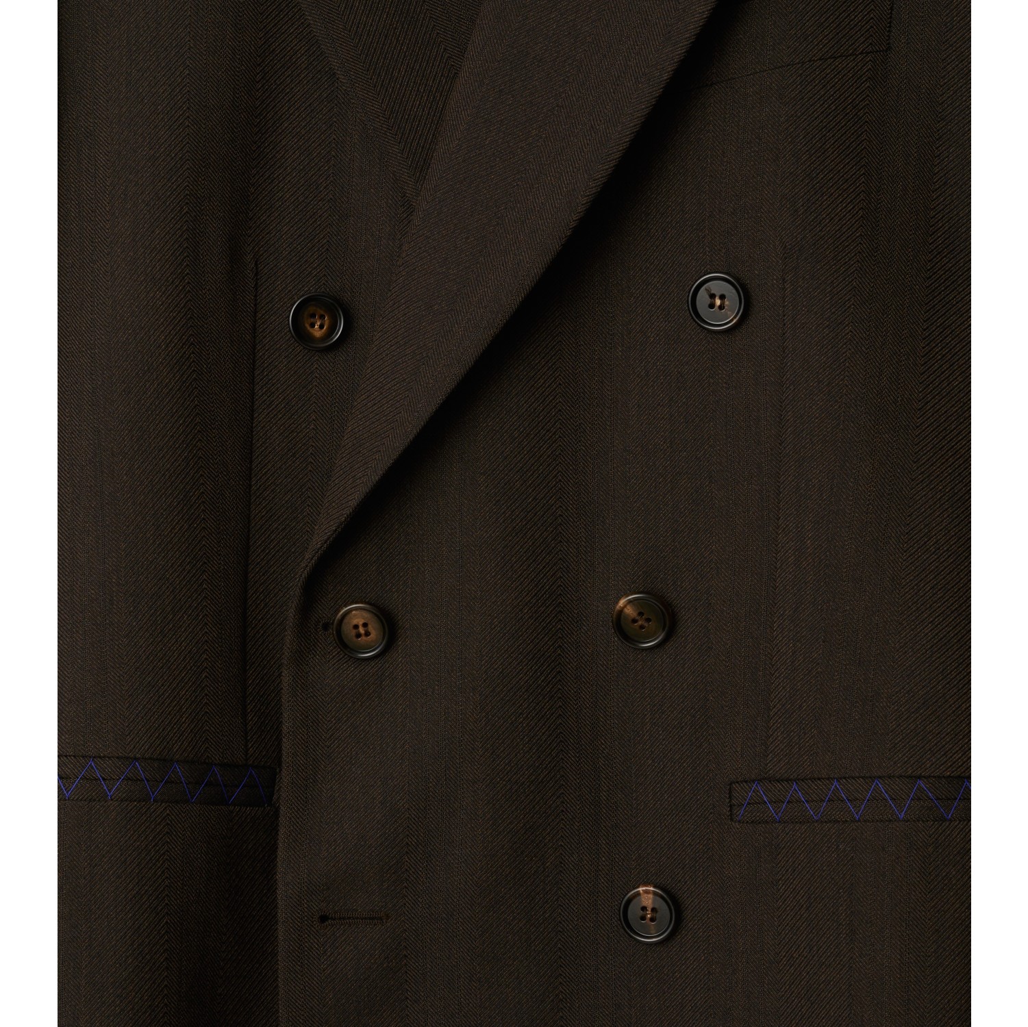 Wool Tailored Jacket in Brown/black - Men | Burberry® Official