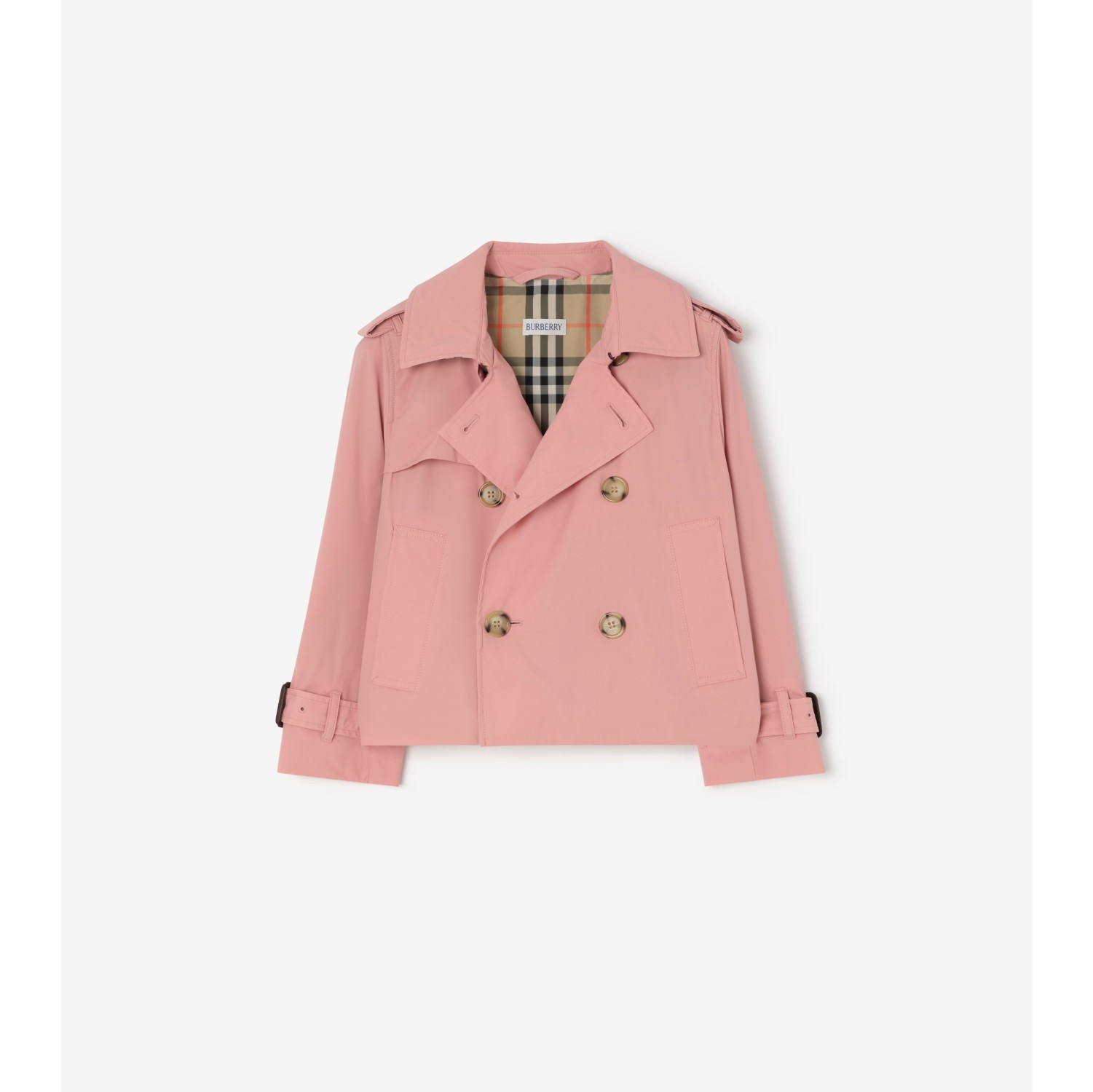 Stretch Nylon Trench Jacket