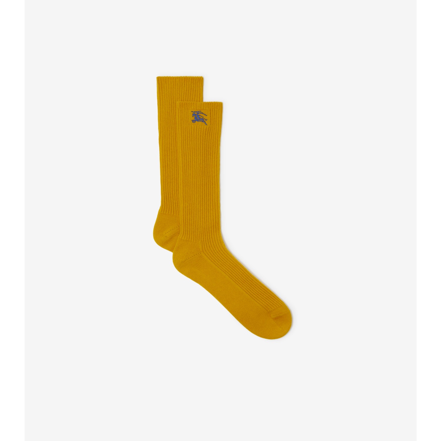 Kaschmirmisch-Socken im Rippstrick