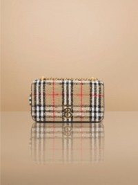 Check and Leather Sound Bag