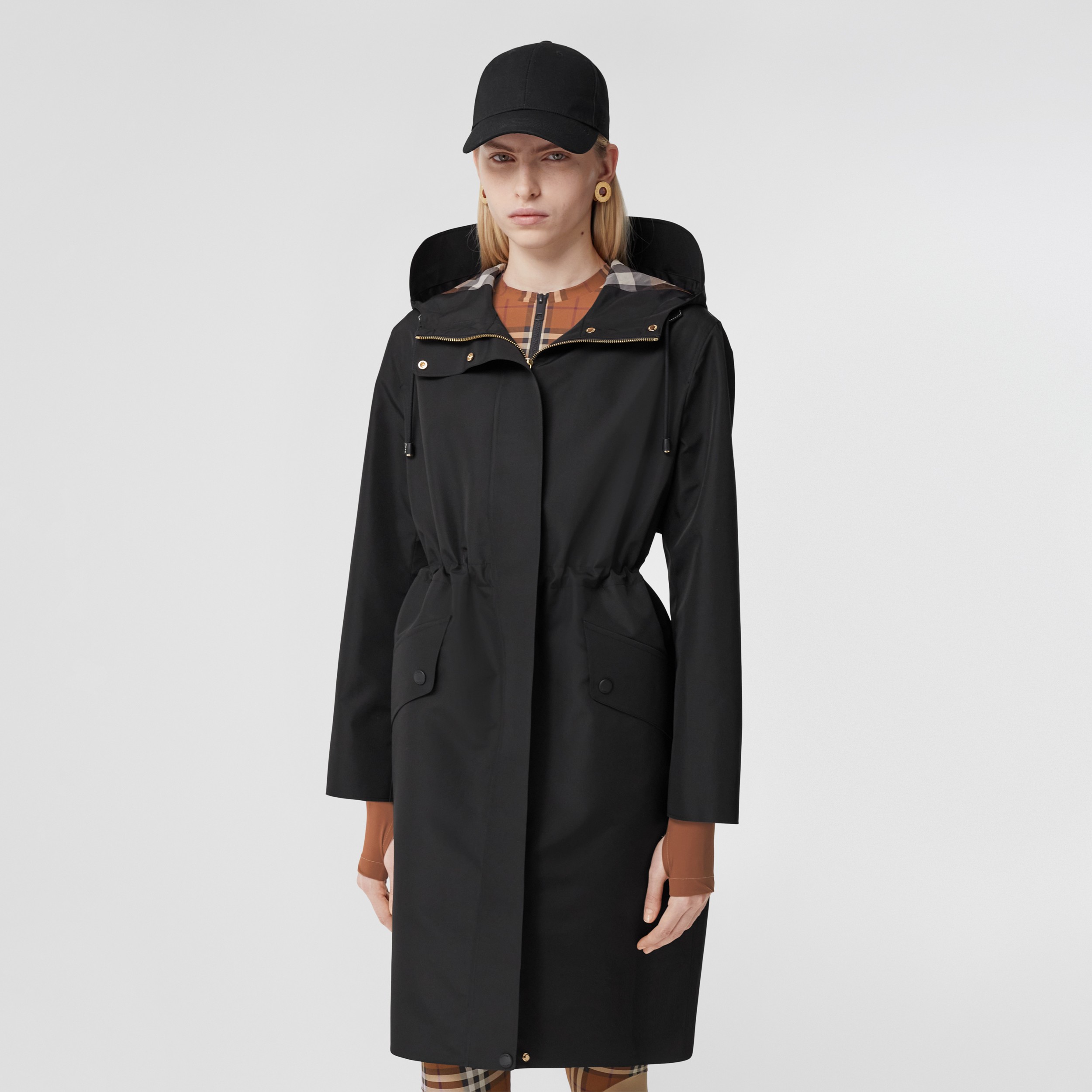 Hooded Parka in Black - Women | Burberry® Official - 1