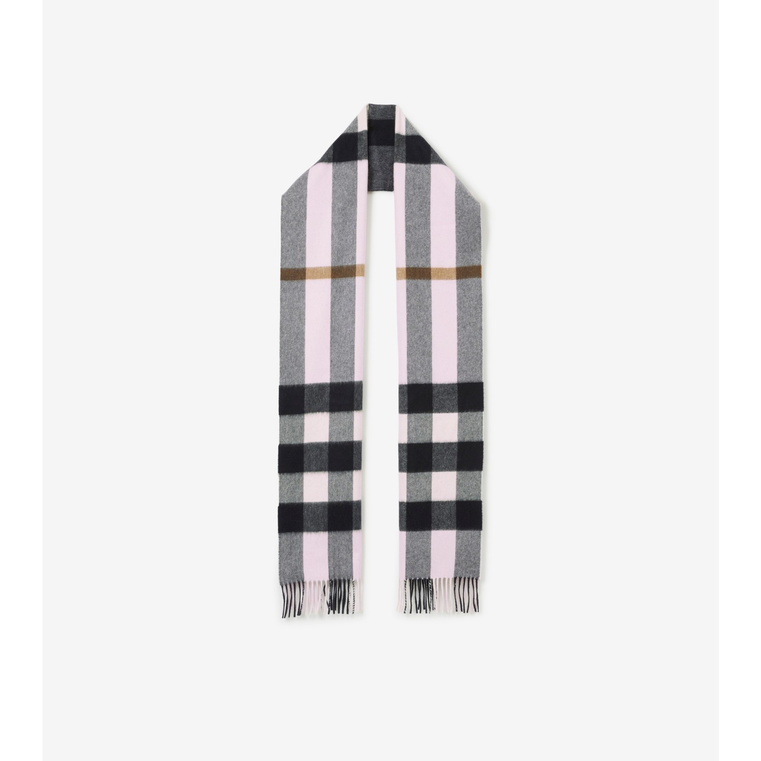 Burberry white cheap cashmere scarf