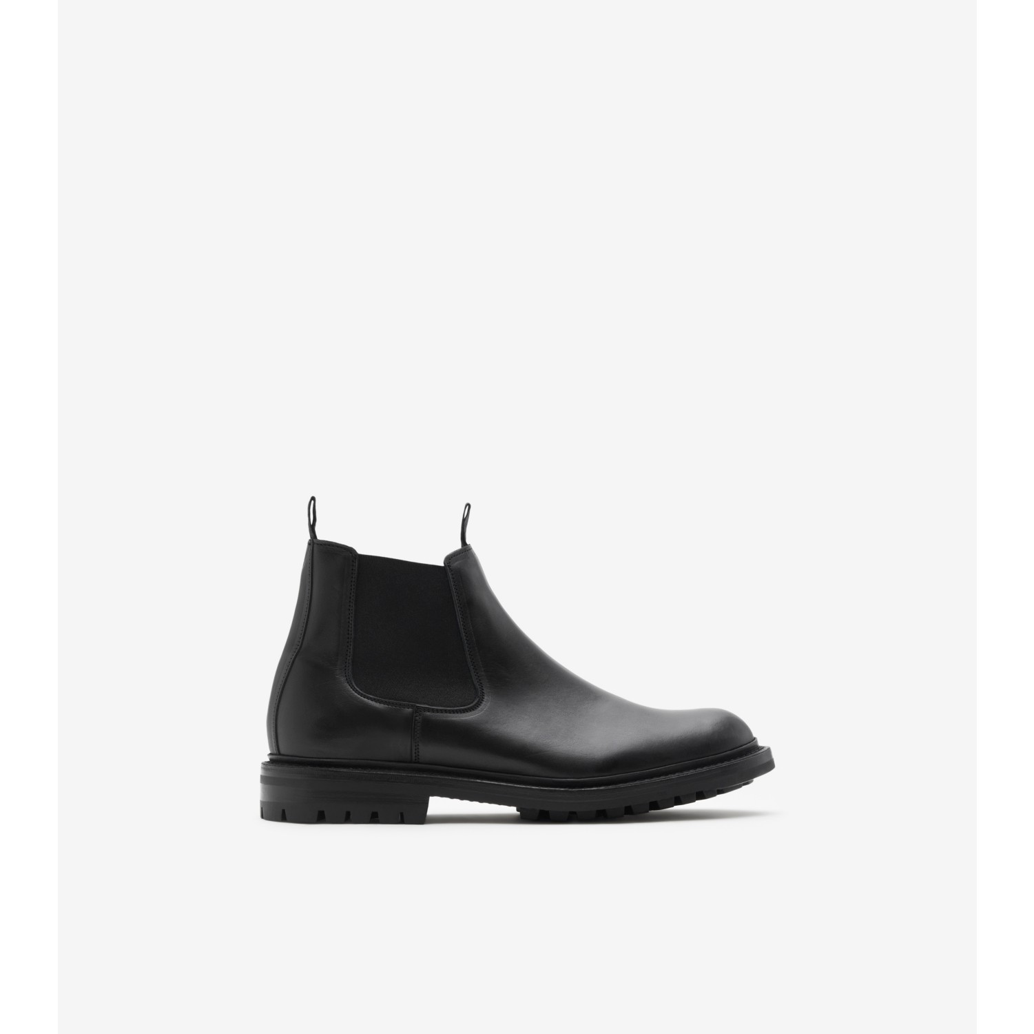 Tricker's Leather Dee Low Chelsea Boots in Black | Burberry® Official