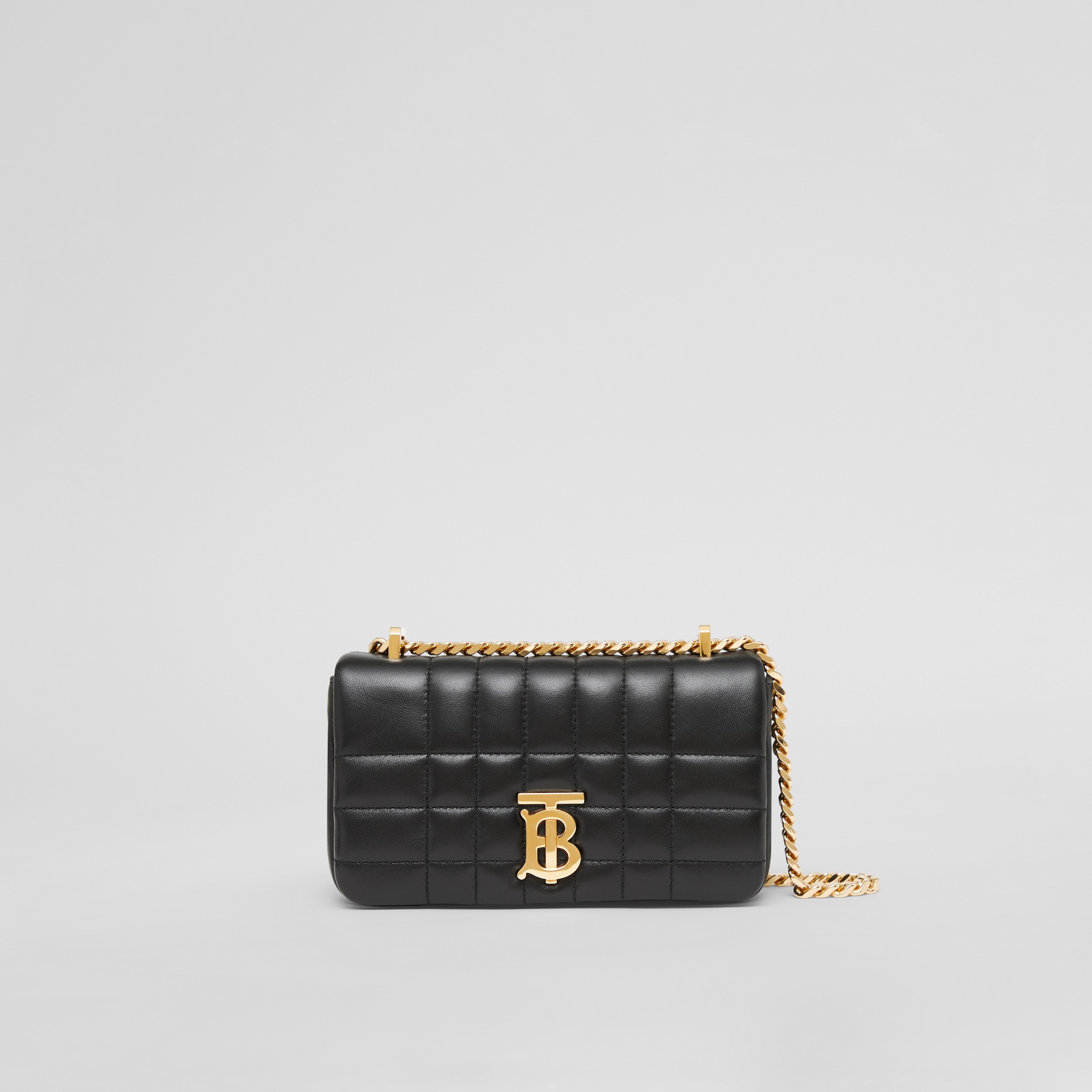Quilted Leather Mini Lola Bag in Black - Women | Burberry® Official - 1