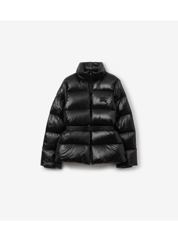 Burberry black hot sale puffer coat