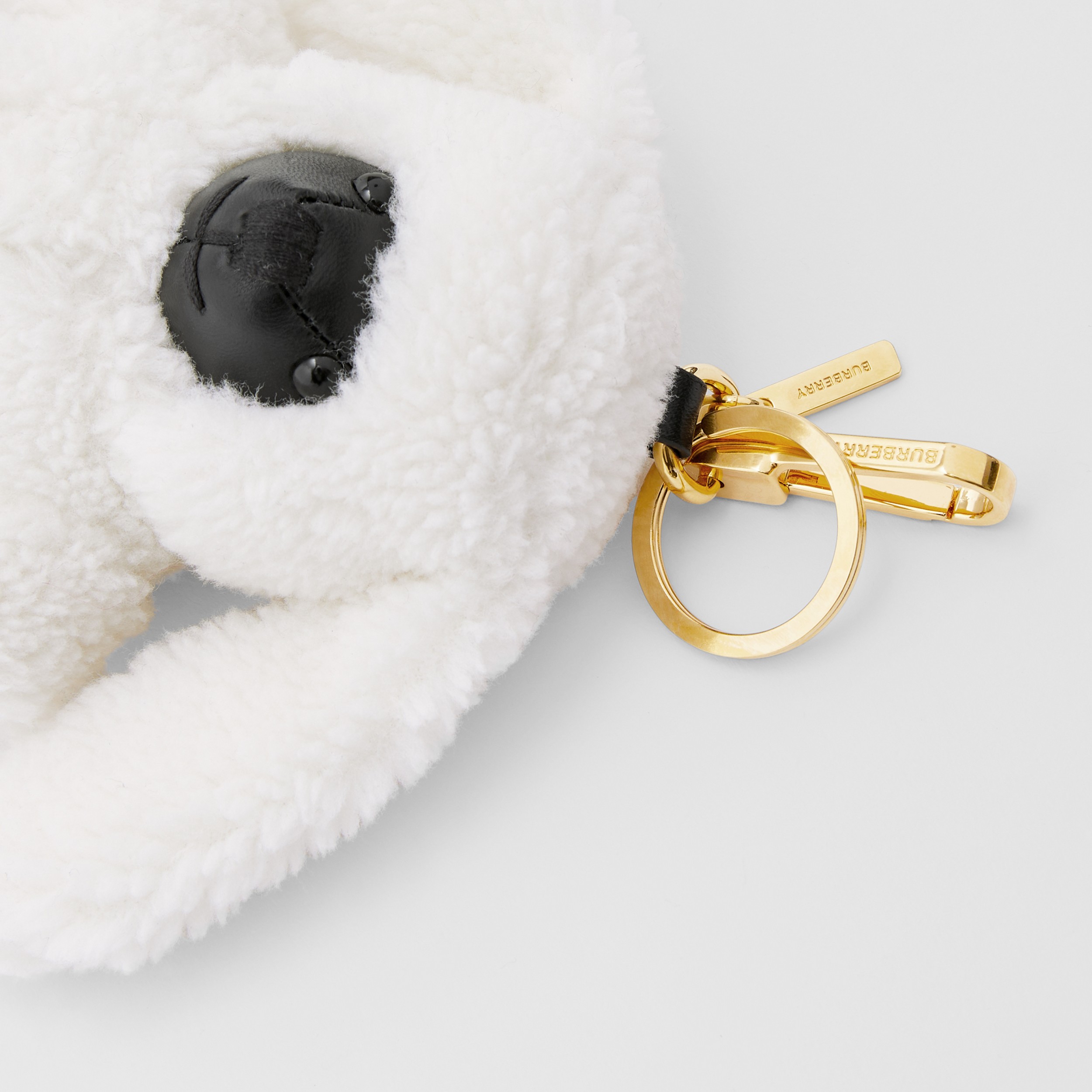 Thomas Bear Charm in Rabbit Costume in Black | Burberry® Official - 2
