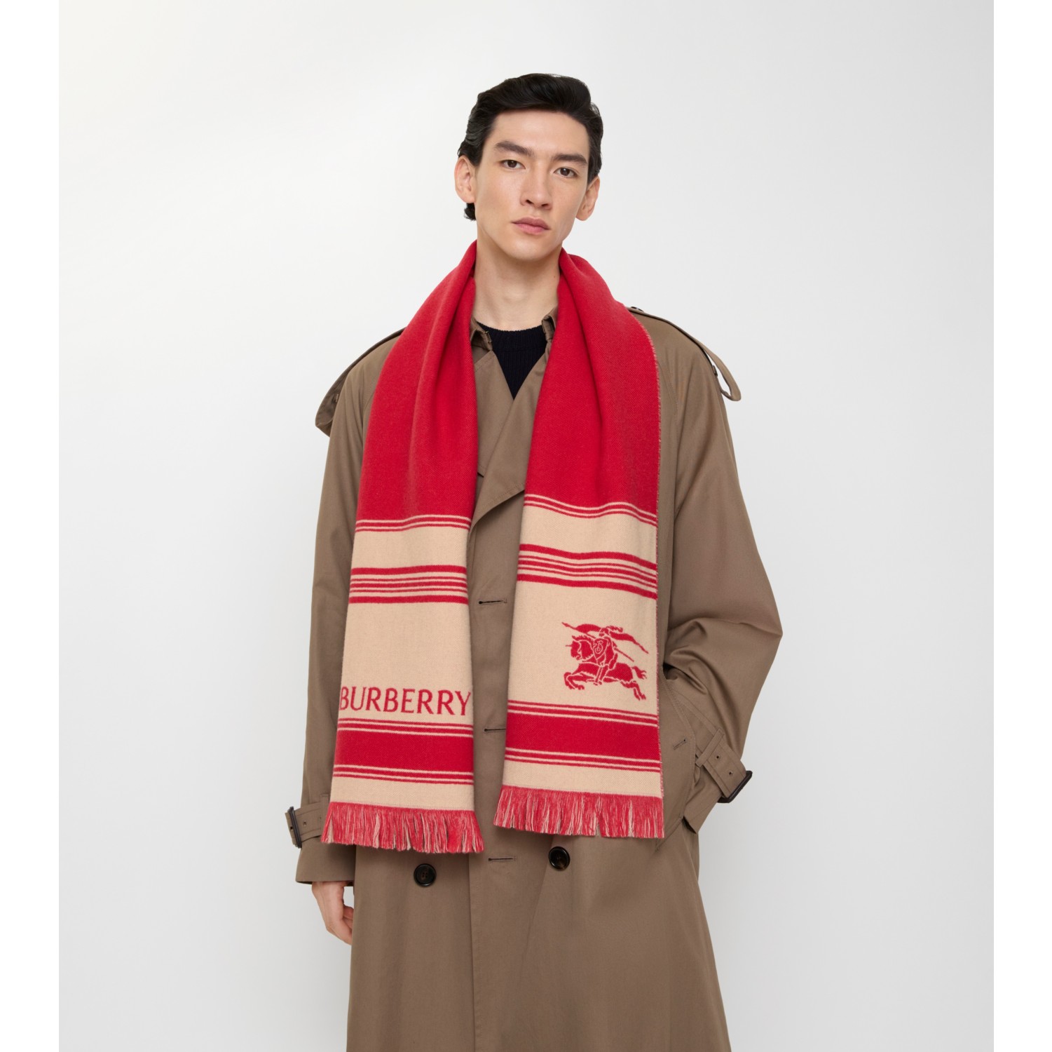 EKD Striped Wool Scarf