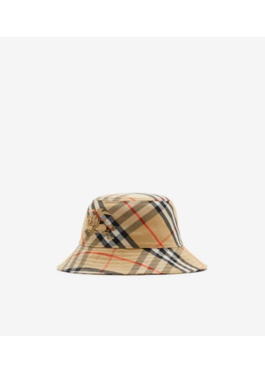 Check EKD Cotton Blend Bucket Hat