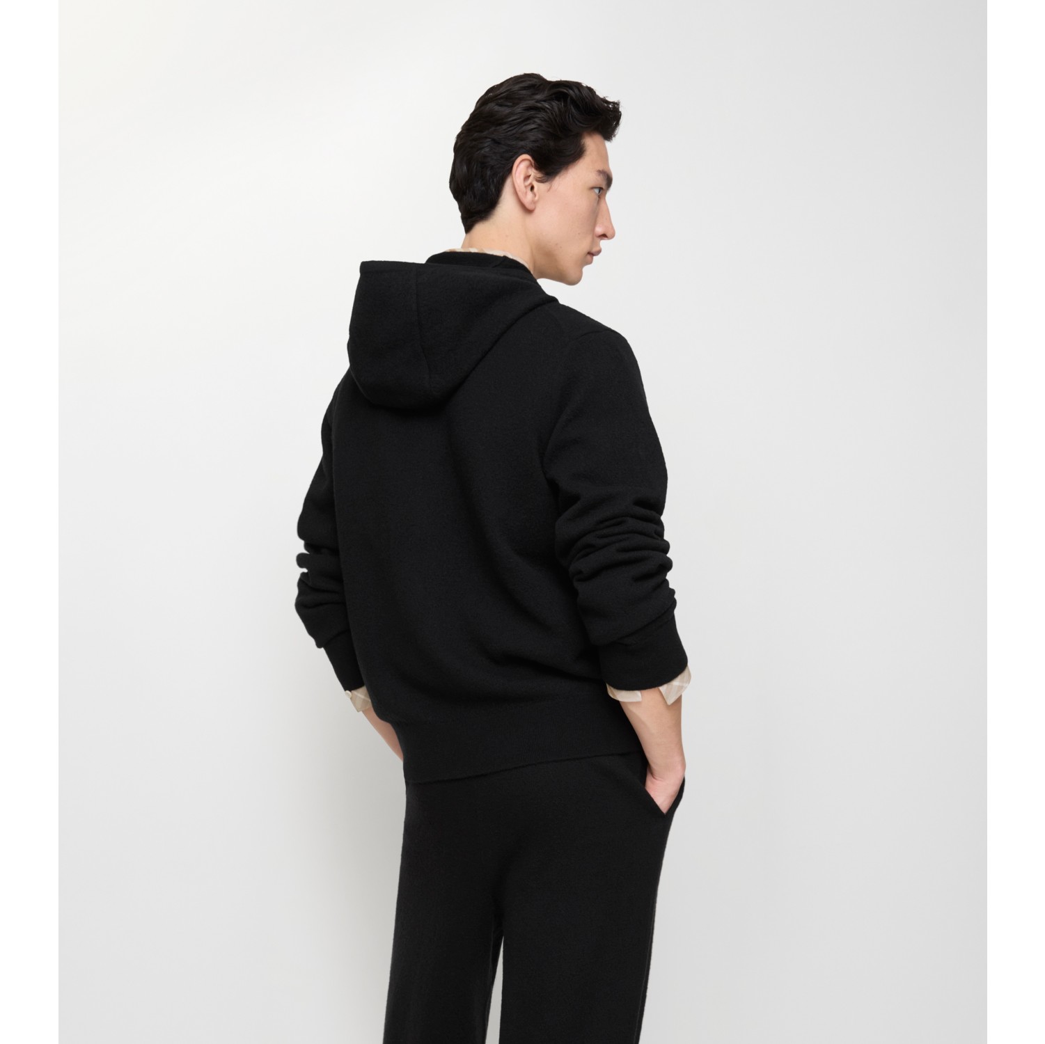 Wool Zip Hoodie