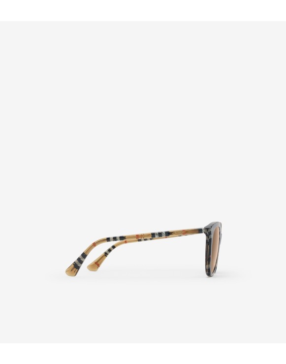 Lunettes de soleil rondes tubulaires Check