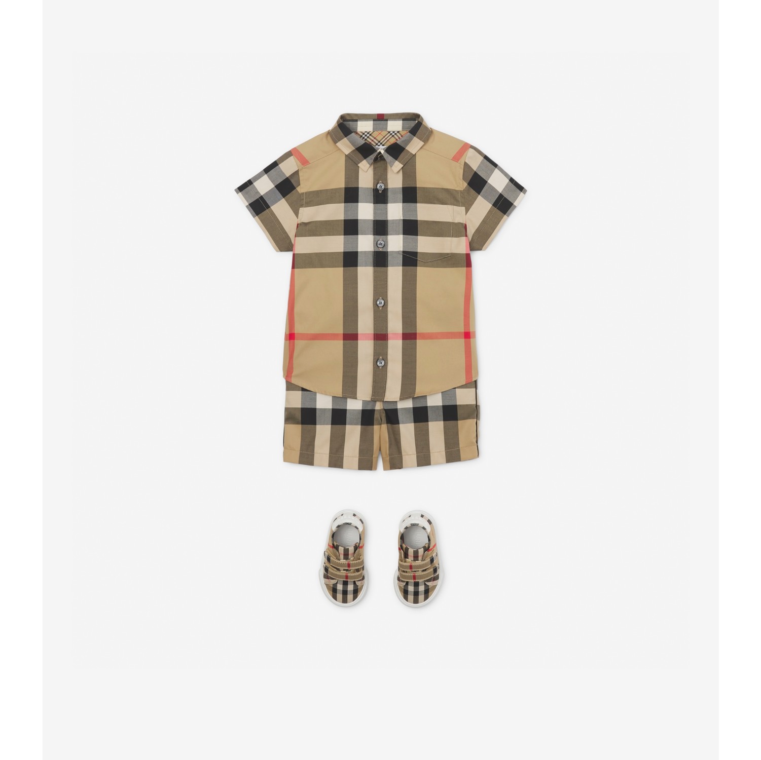 Camiseta burberry outlet xadrez