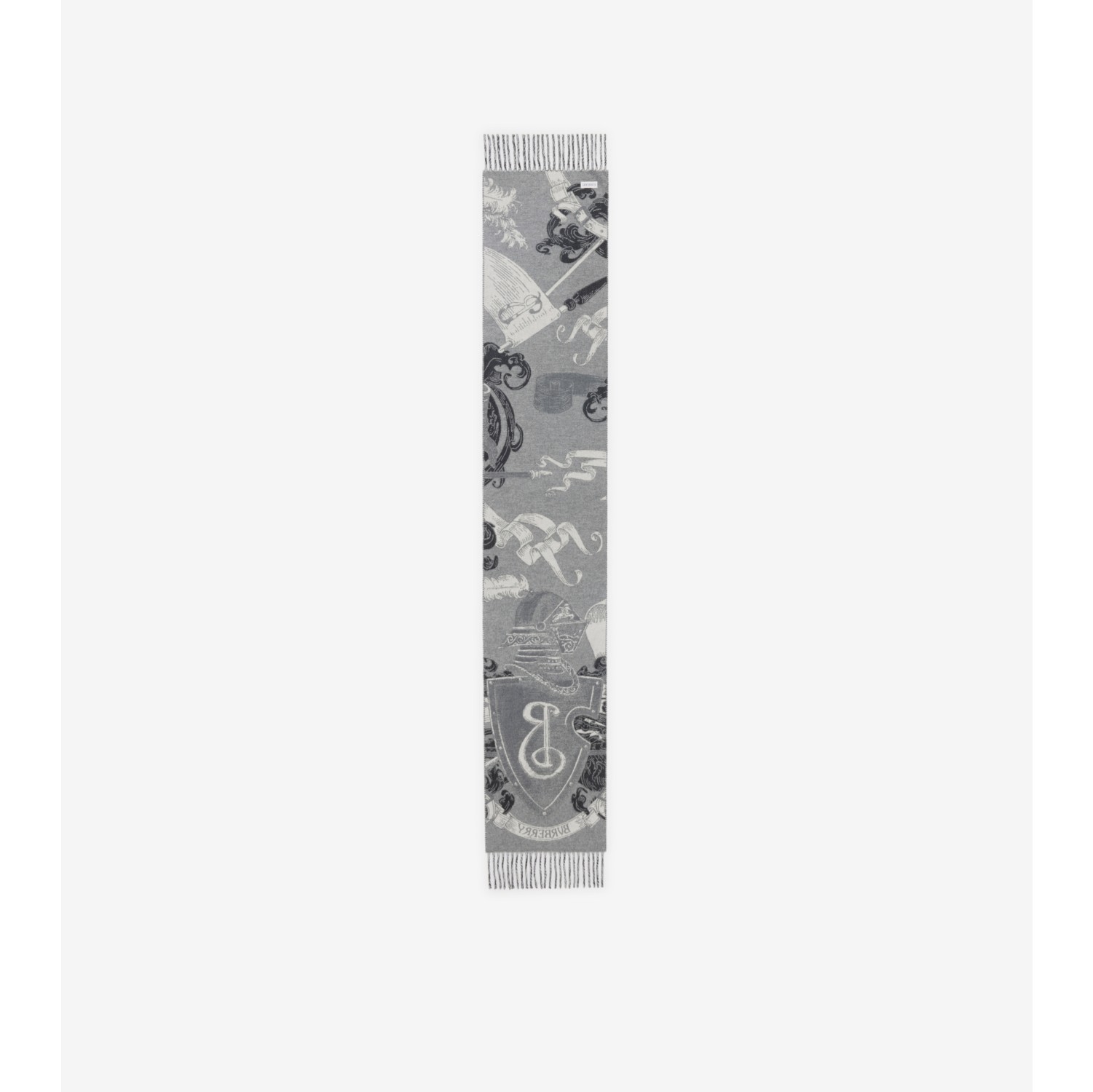 Etched Knight Cashmere Scarf