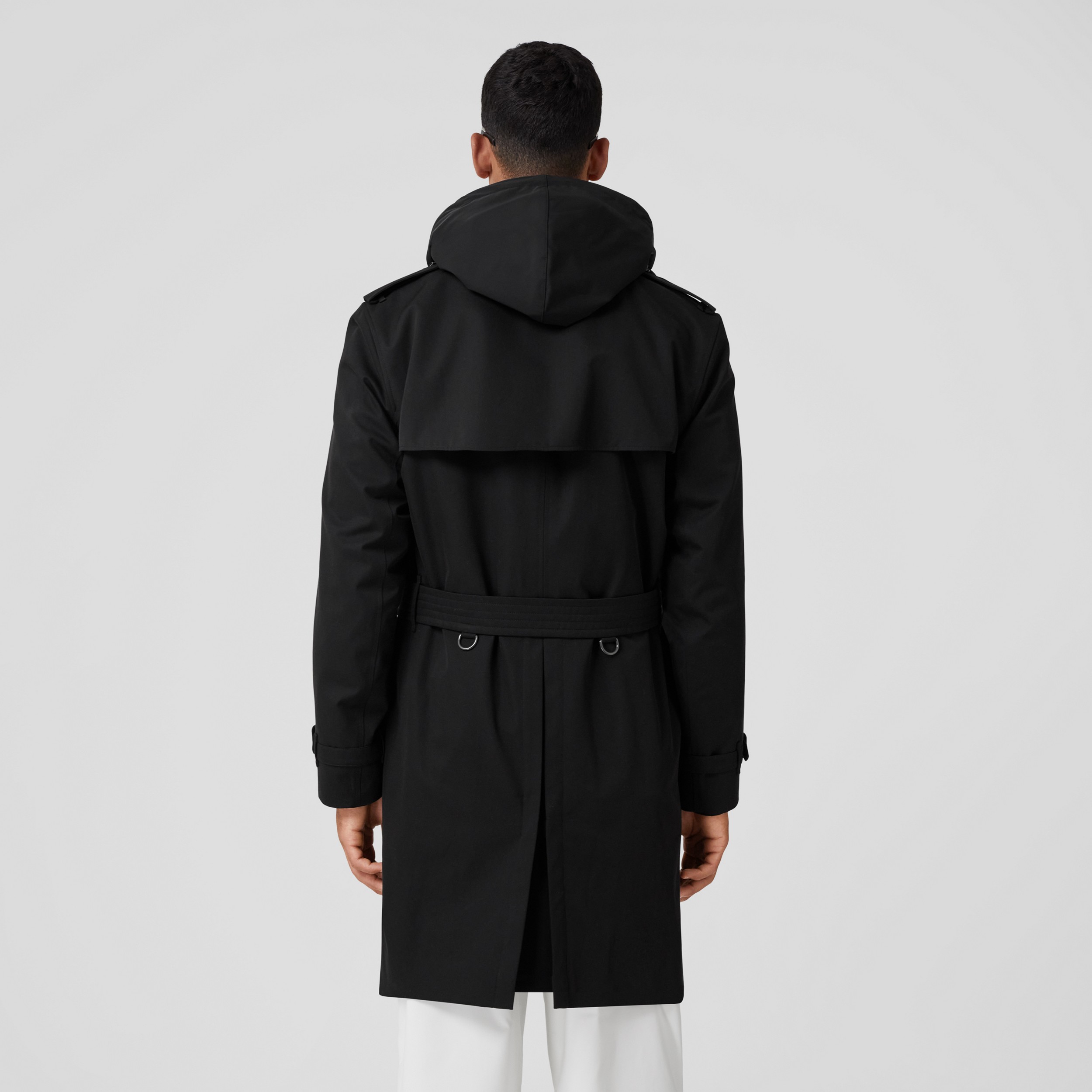 The Mid-length Kensington Heritage Trench Coat in Black - Men | Burberry® Official - 3
