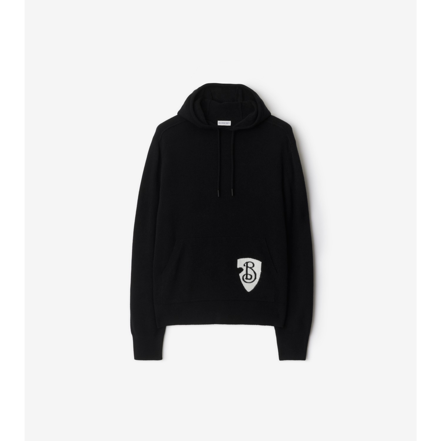 B Shield Wool Blend Hoodie