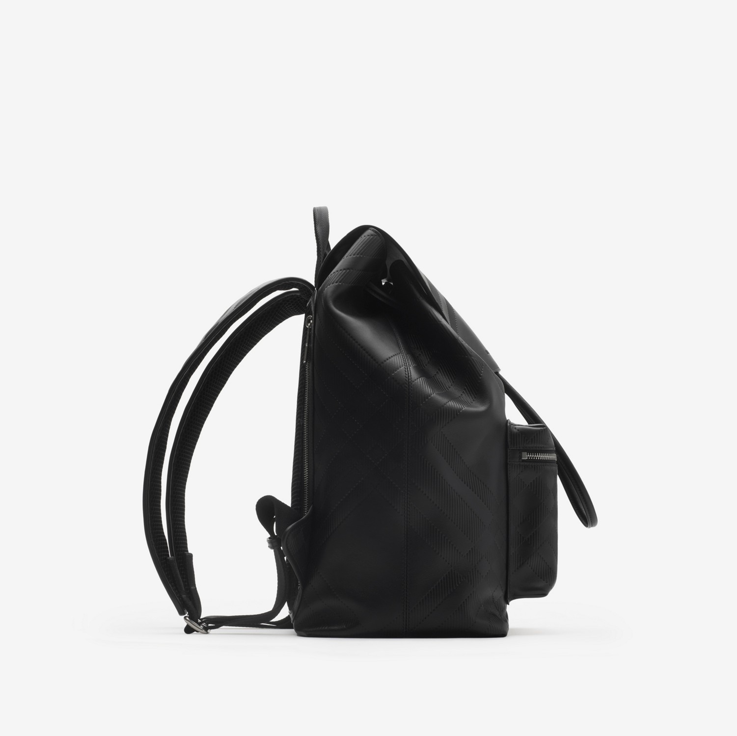 Embossed Check Backpack in Black - Men | Burberry® Official Embossed Check Backpack in Black - Men | Burberry® Official