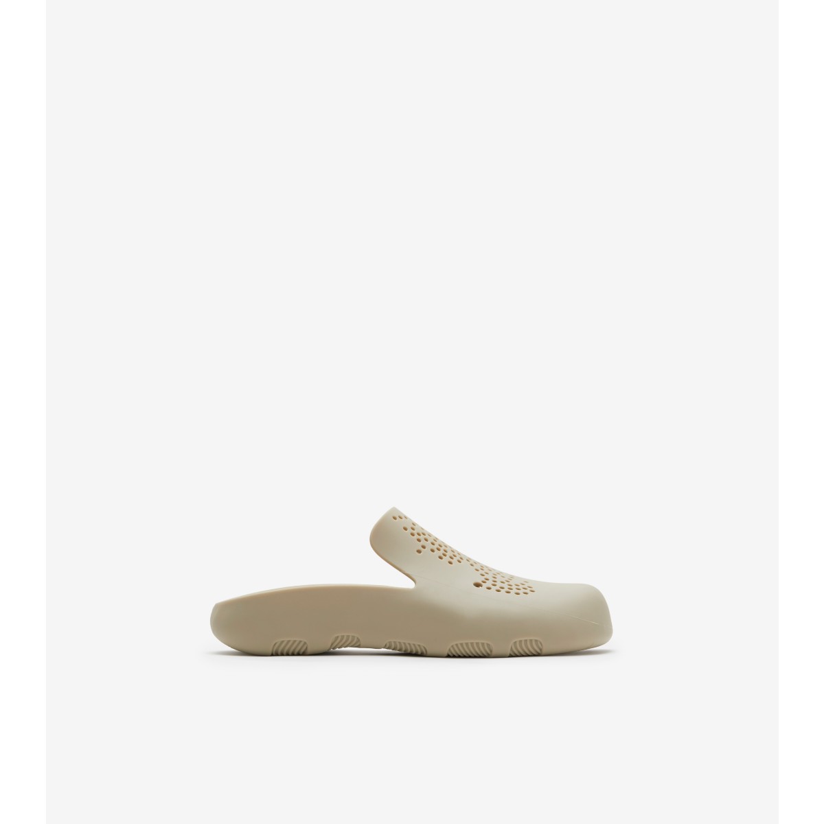 Burberry Stingray Perforated Clogs In Field
