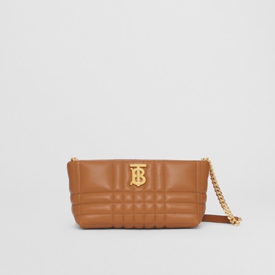 Small Quilted Lambskin Lola Bag in Pale Vanilla - Women | Burberry 