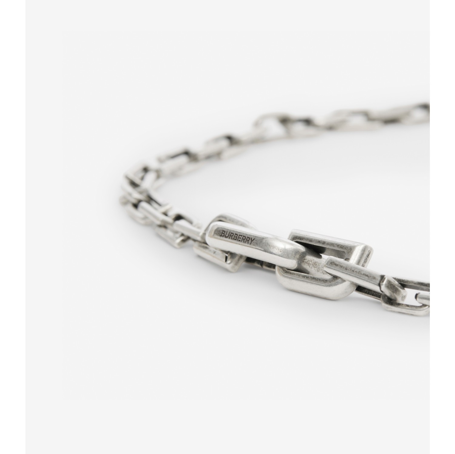 Mens palladium chain on sale necklace