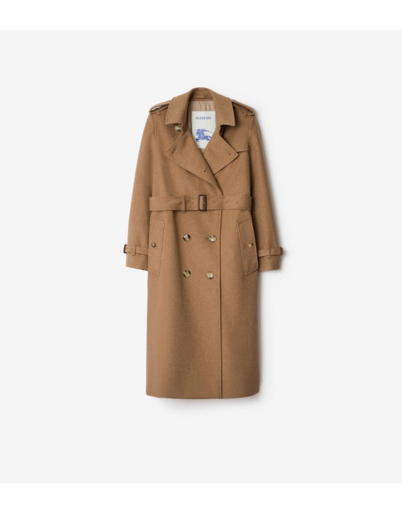 Long Cashmere Kensington Trench Coat