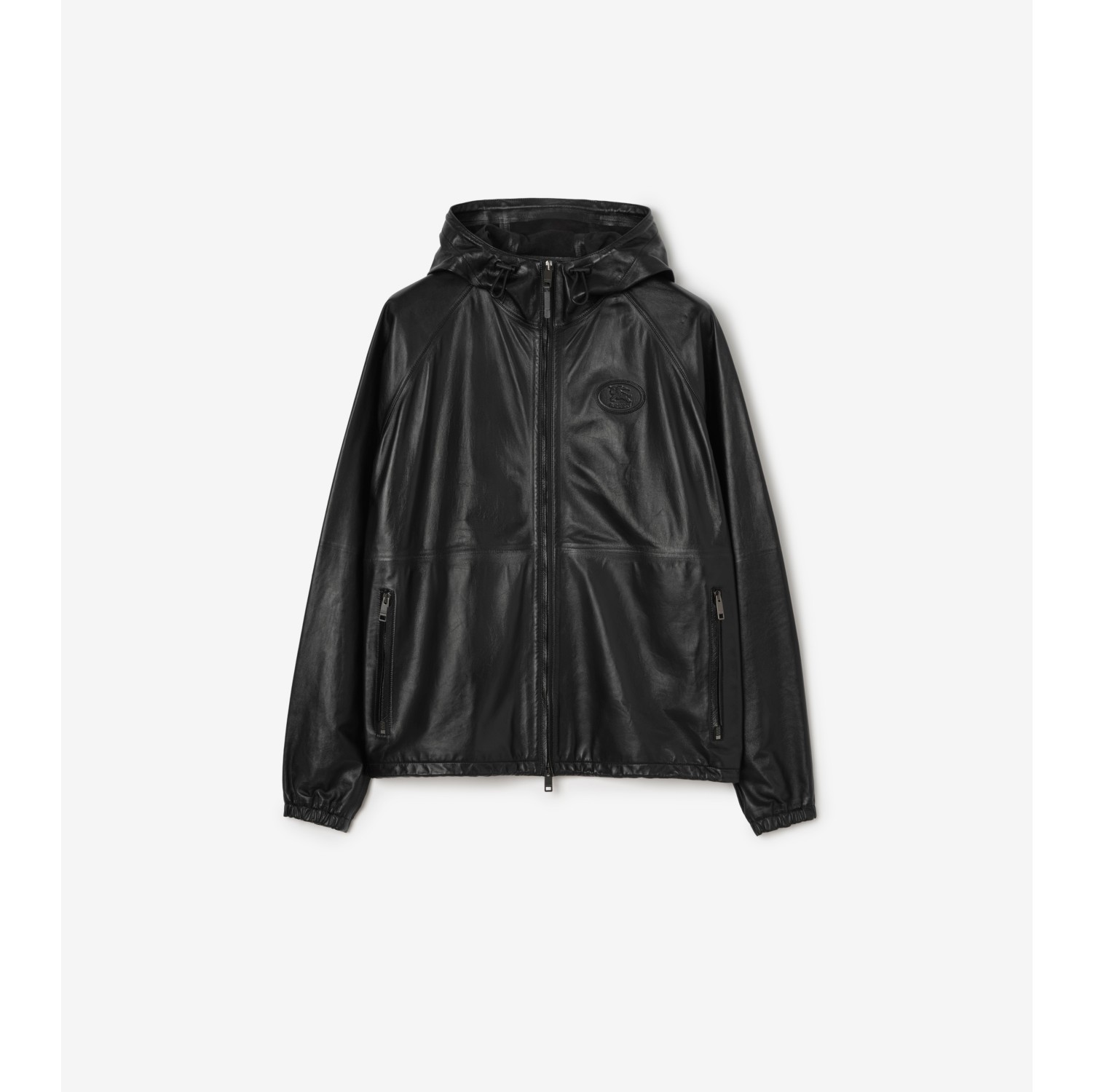 Leather Clapton Hooded Jacket