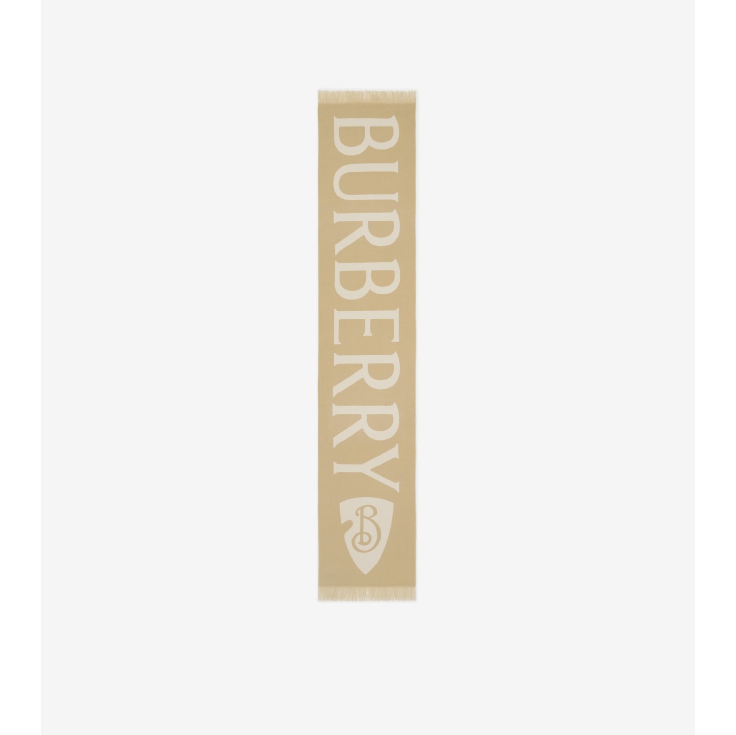 Logo Wool Scarf