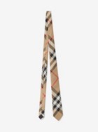 Cravatta dal taglio classico in seta con motivo tartan