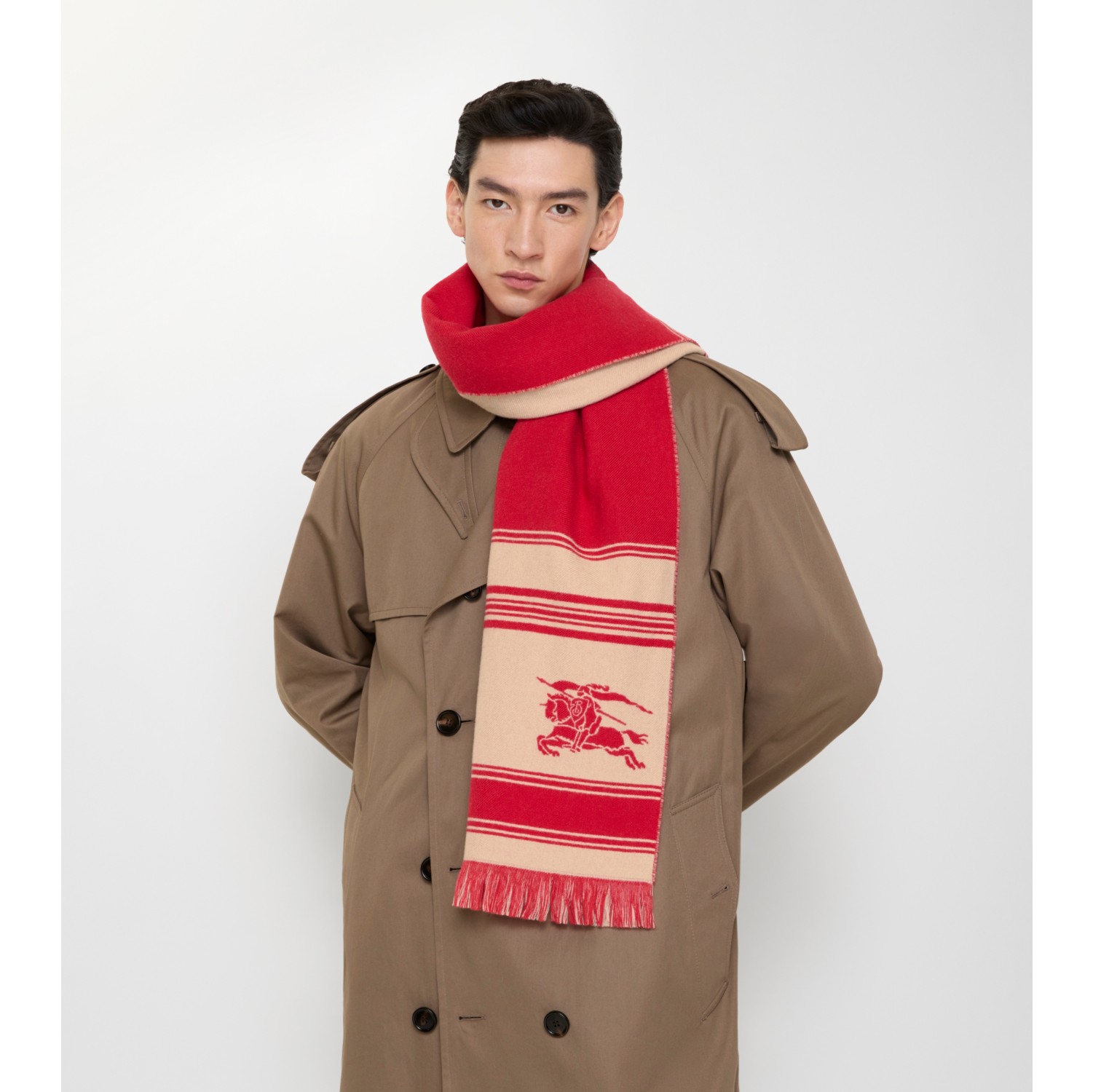 EKD Striped Wool Scarf