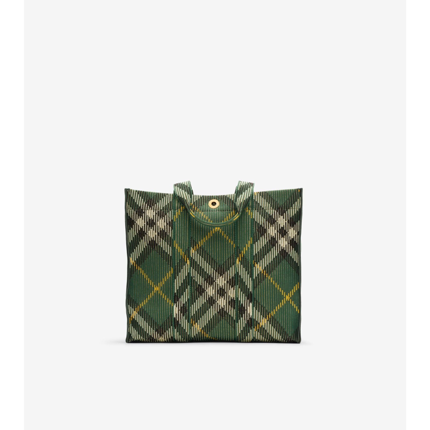 Medium Check Knitted Tote