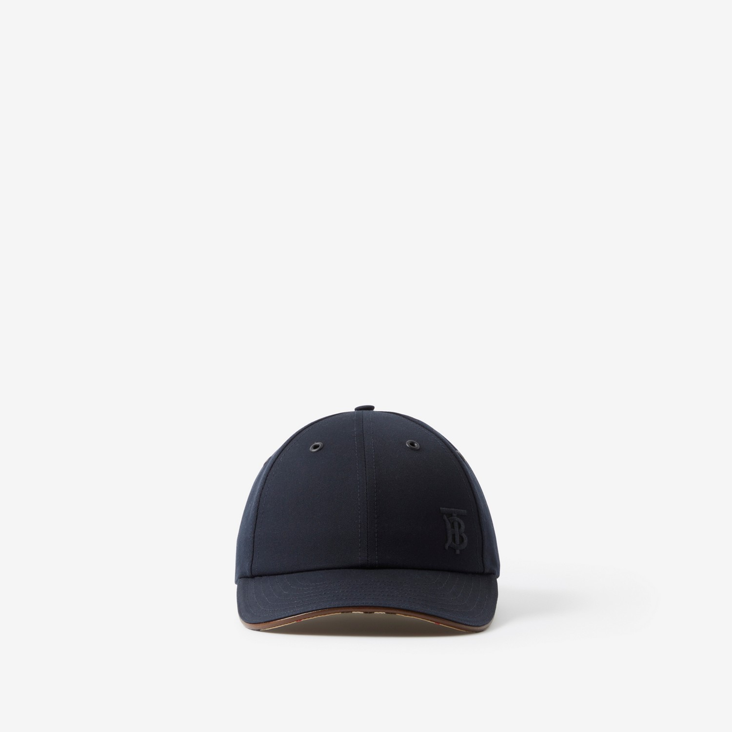Monogram Motif Gabardine Baseball Cap in Coal Blue | Burberry® Official