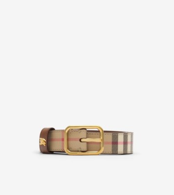 チェック ナイトベルト (アーカイブベージュ) - ウィメンズ | Burberry