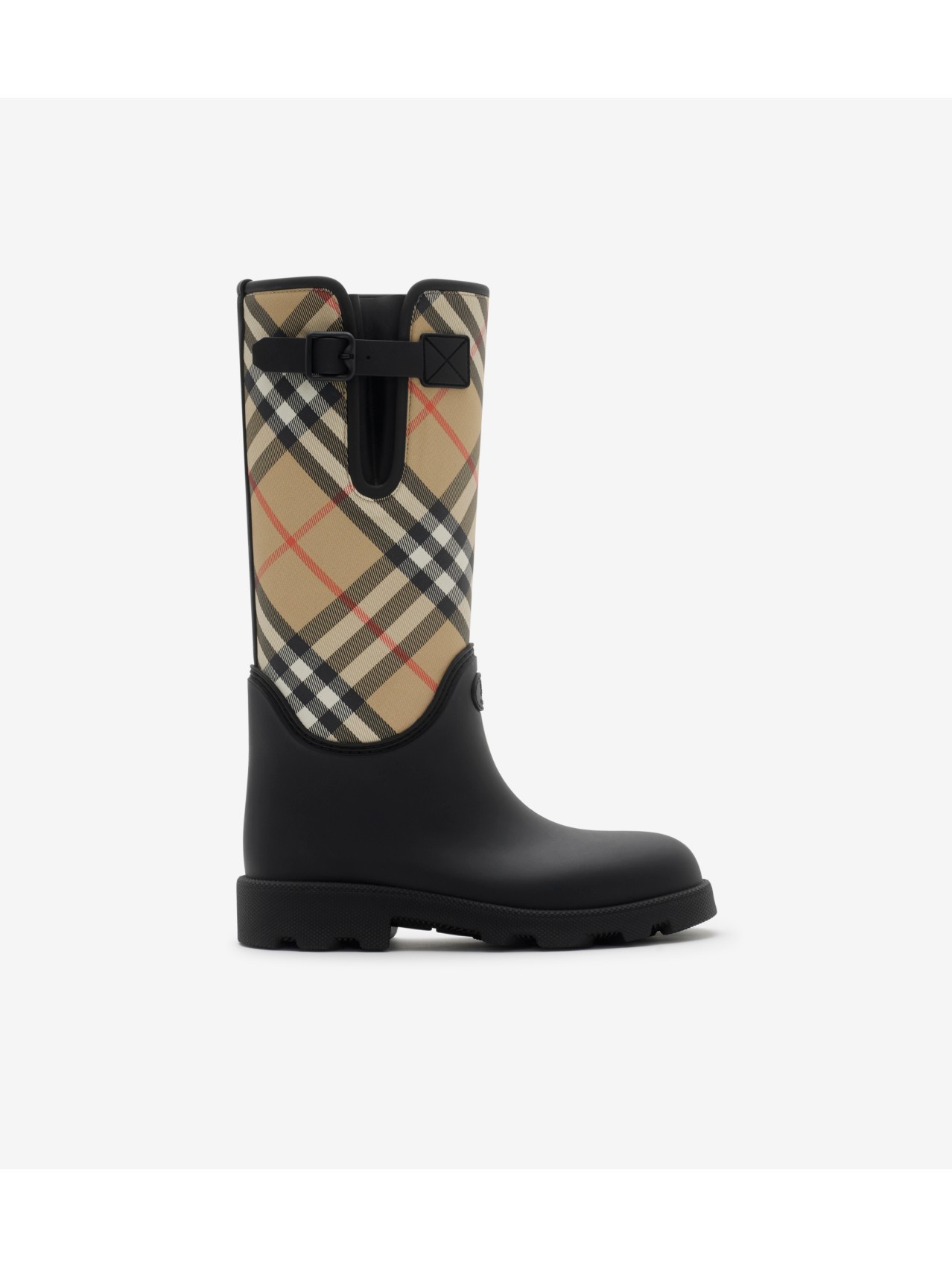 Burberry ラバーブーツ Marsh サイズ40 Burberry Rubber Marsh Ankle Boots, Brand Size 40 (US Size 7