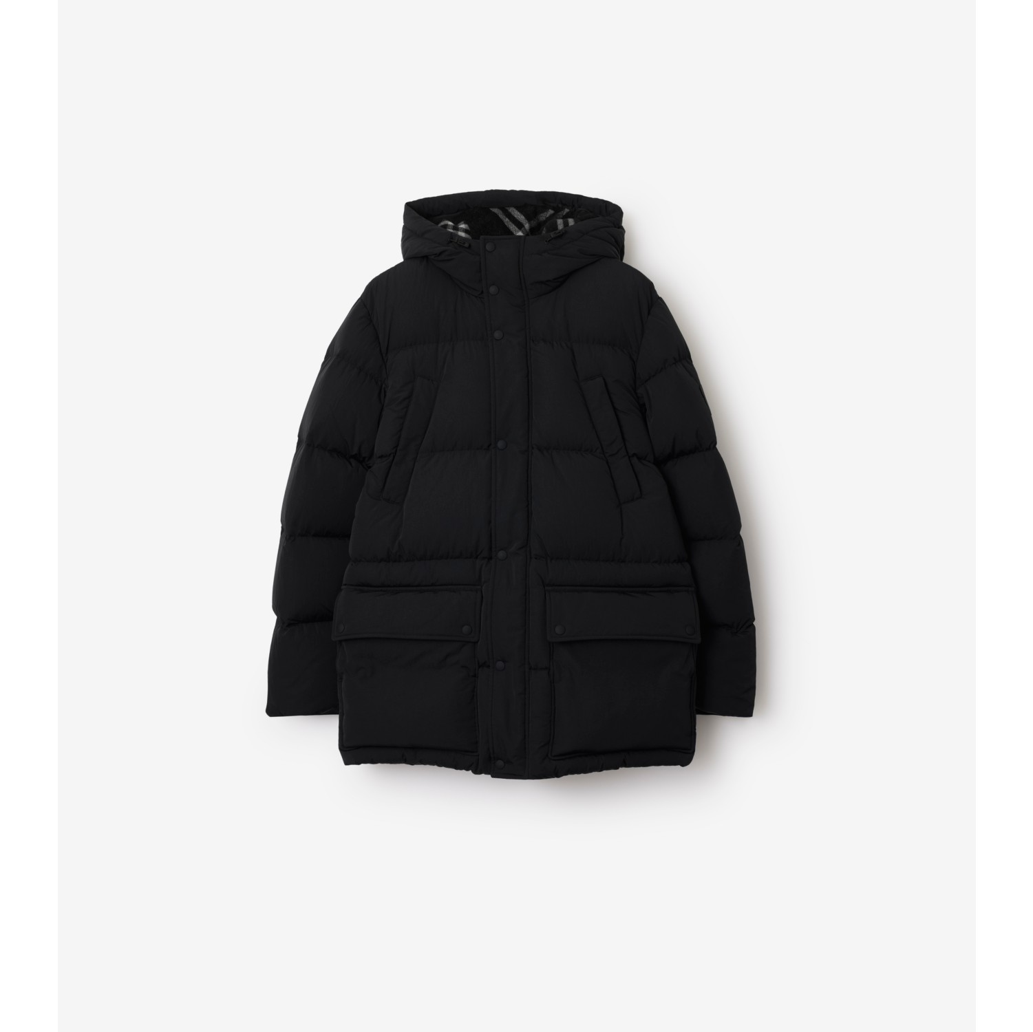 Nylon Puffer Coat