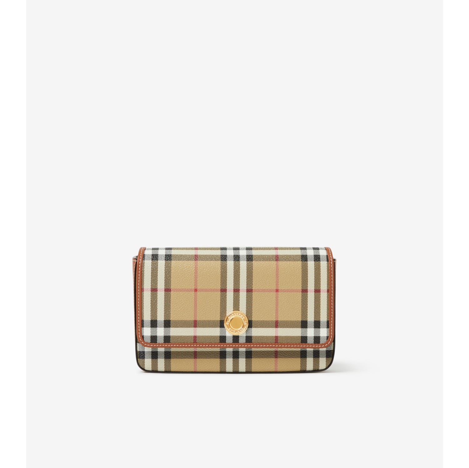 Borsa Hampshire Beige archivio Donna Motivo tartan Vintage check Sito ufficiale Burberry