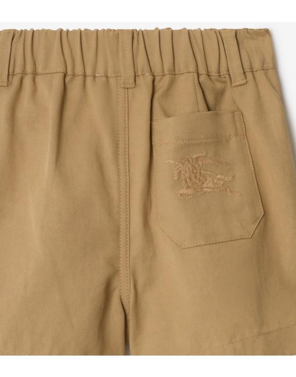 Short en coton mélangé