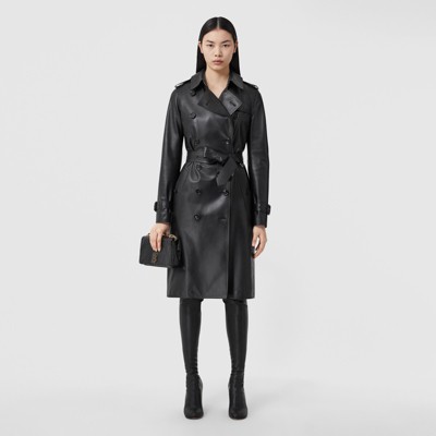 leather trench coat