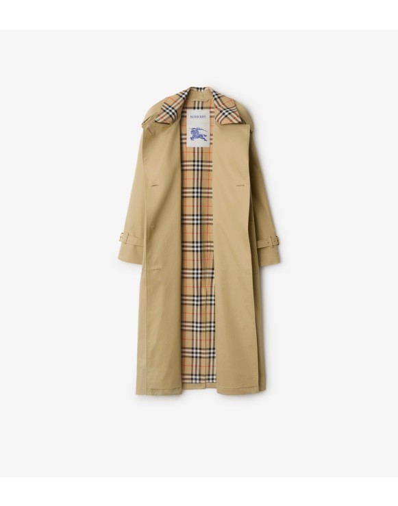 Long Check Collar Castleford Trench Coat